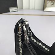 PRADA Re-Nylon padded hobo bag Black 1BC151 - 3