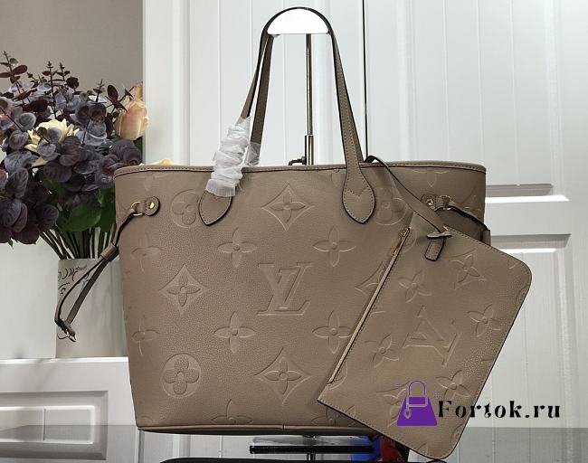 Louis Vuitton NEVERFULL MM M45686 Grey 31cm  - 1