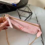 Louis Vuitton mini pochette accessoires bag Pink 15.5cm - 4