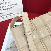 Bottega Veneta Padded Cassette Leather Shoulder Bag Almond 591970 26cm - 2