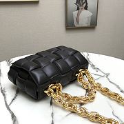 Bottega Veneta Gold Chain Cassette Black 44048 26cm - 4