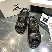 Chanel sandals Shoes 01 Black - 5