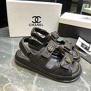 Chanel sandals Shoes 01 Black - 4
