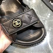 Chanel sandals Shoes 01 Black - 2