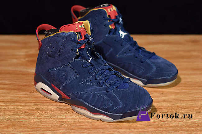 Air Jordan 6 MID NVY 392789 401 - 1