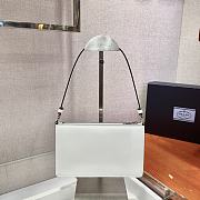 PRADA Saffiano leather mini bag White 1BC155 20cm - 2