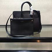 YSL Classic lychee pattern Black Medium 26cm - 3
