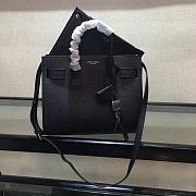 YSL Classic lychee pattern Black Medium 26cm - 2