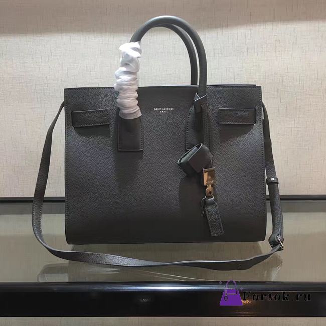 YSL Classic lychee pattern Gray Large 32cm - 1