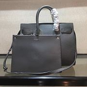 YSL Classic lychee pattern Gray Large 32cm - 5
