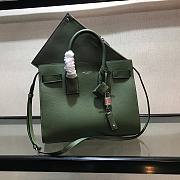 YSL Classic lychee pattern Green Large 32cm - 3