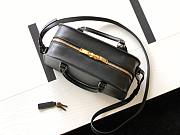 YSL Lock Baby Briefcase Black 655008 27cm - 5