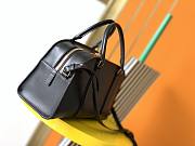 YSL Lock Baby Briefcase Black 655008 27cm - 4