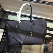 YSL casual shopping handbag calfskin Black 37cm - 4