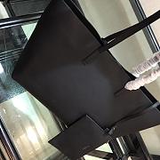 YSL casual shopping handbag calfskin Black 37cm - 3