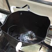 YSL casual shopping handbag Crocodile Black 37cm - 6
