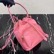 PRADA Nylon Duet Shoulder Bag Begonia Pink 1BH038 23cm - 4