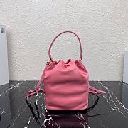 PRADA Nylon Duet Shoulder Bag Begonia Pink 1BH038 23cm - 6