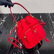 PRADA Nylon Duet Shoulder Bag 1BH038 Fiery Red 23cm - 3