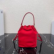 PRADA Nylon Duet Shoulder Bag 1BH038 Fiery Red 23cm - 2