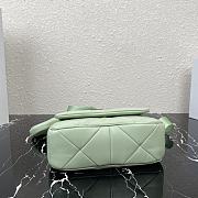 PRADA System nappa leather patchwork bag Green 1BD292 - 4