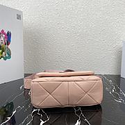 PRADA System nappa leather patchwork bag Water Lily 1BD292 - 5