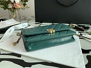 CHANEL Little Golden Ball WOC Mallard Green 19cm - 2