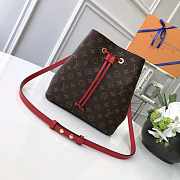 LOUIS VUITTON NeoNoe BB Monogram Red M43570 27cm  - 1
