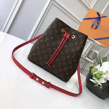 LOUIS VUITTON NeoNoe BB Monogram Red M43570 27cm 