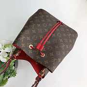 LOUIS VUITTON NeoNoe BB Monogram Red M43570 27cm  - 3