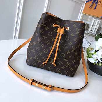 LOUIS VUITTON LV NeoNoe BB Monogram Orange M43570 27cm 