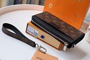 LOUIS VUITTON ZIPPY DRAGONNE Wallet Brown M69407 19cm - 4