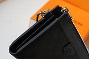 LOUIS VUITTON ZIPPY DRAGONNE Wallet Black N60379 19cm - 3