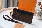 LOUIS VUITTON ZIPPY DRAGONNE Wallet Brown M69407 19cm - 1