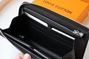 LOUIS VUITTON ZIPPY DRAGONNE Wallet Black N69409 19cm - 3