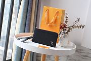 LOUIS VUITTON ZIPPY DRAGONNE Wallet Black N69409 19cm - 5