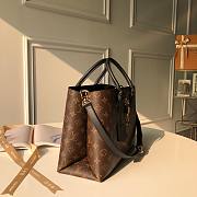 LOUIS VUITTON FLOWER TOTE Monogram padlock Black M43550 34cm  - 6