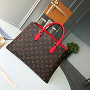 LOUIS VUITTON FLOWER TOTE Handbag Monogram padlock Poppy M43553 34cm - 4