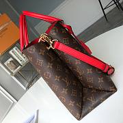 LOUIS VUITTON FLOWER TOTE Handbag Monogram padlock Poppy M43553 34cm - 3