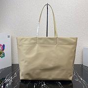 PRADA Re-Nylon and Saffiano leather tote bag Desert Beige 1BG107 40cm - 6
