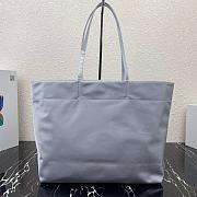 PRADA Re-Nylon and Saffiano leather tote bag Cornflower Blue 1BG107 40cm - 6