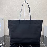 PRADA Re-Nylon and Saffiano leather tote bag Black 1BG107 40cm - 3