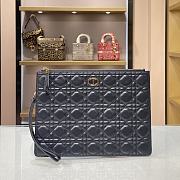 DIOR Caro CD Elegant Clutch Black 30cm  - 1