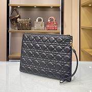 DIOR Caro CD Elegant Clutch Black 30cm  - 4