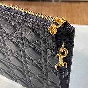 DIOR Caro CD Elegant Clutch Black 30cm  - 3