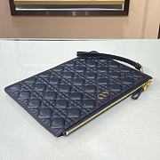 DIOR Caro CD Elegant Clutch Black 30cm  - 2