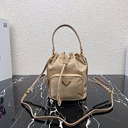PRADA Nylon Duet Shoulder Bag Desert Beige 1BH038 23cm - 1