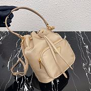 PRADA Nylon Duet Shoulder Bag Desert Beige 1BH038 23cm - 2