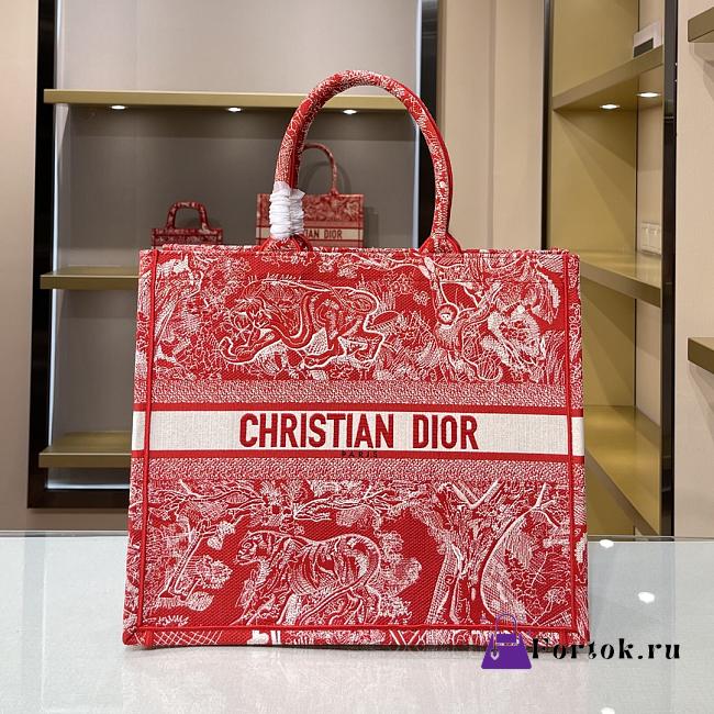 DIOR BOOK TOTE Chinese New Year embroidery M1286ZT - 1
