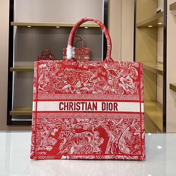 DIOR BOOK TOTE Chinese New Year embroidery M1286ZT